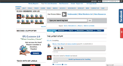Desktop Screenshot of community.eflclassroom.com